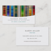 Seamstress und Schneiden Slogans Business Cards Visitenkarte (Vorne/Hinten)