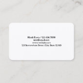 Seamstress Visitenkarte (Rückseite)