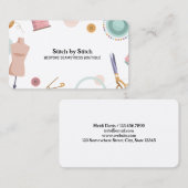 Seamstress Visitenkarte (Vorne/Hinten)