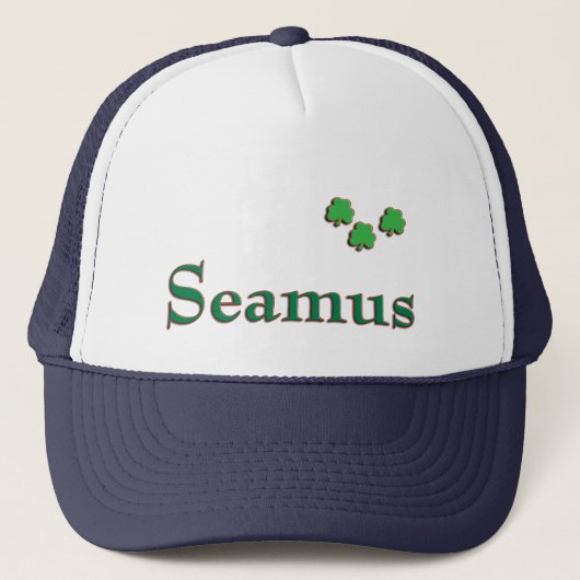 Seamus-Iren-Name Truckerkappe (Vorderseite)