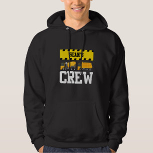 Sean Construction Crew Custom Dumptruck Dump Truck Hoodie