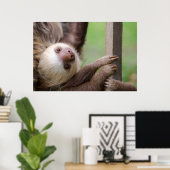 Sean Graesser Sloth Poster (Heimbüro)