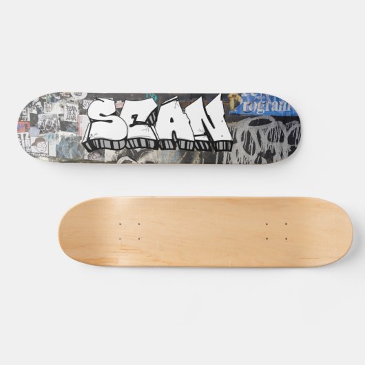 Sean Graffiti Custom Personalisiert Cool Skateboar Skateboard (Horizontal)