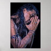 Sean Vasquez Native American Flute Player Poster (Vorne)