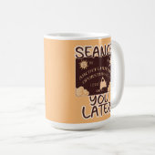 Seance U Spater Spirit Board Halloween Spaß Kaffeetasse (VorderseiteRechts)