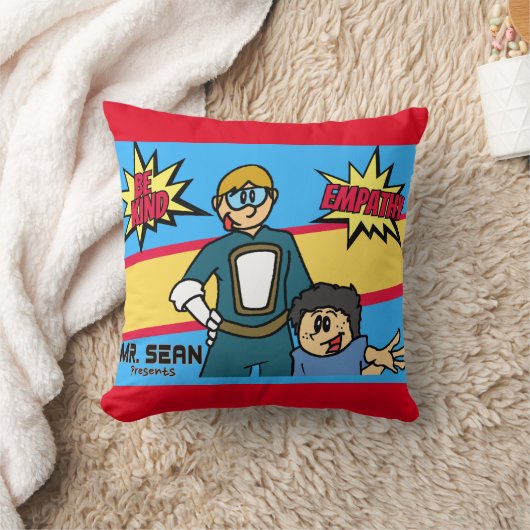 Seantron Super Hero Throw Kissen (Decke)