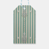 Seaoam Striped Crystal Trees Geschenkanhänger (Rückseite)