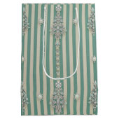 Seaoam Striped Crystal Trees Mittlere Geschenktüte (Rückseite)