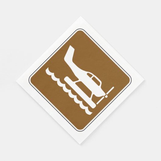 Seaparnsignatur Serviette (Ecke)