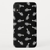 Seaplane Airplane Silhouettes Print Pattern Design Case-Mate iPhone Hülle (Rückseite)