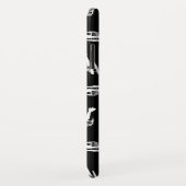 Seaplane Airplane Silhouettes Print Pattern Design Case-Mate iPhone Hülle (Hinten/Rechts)