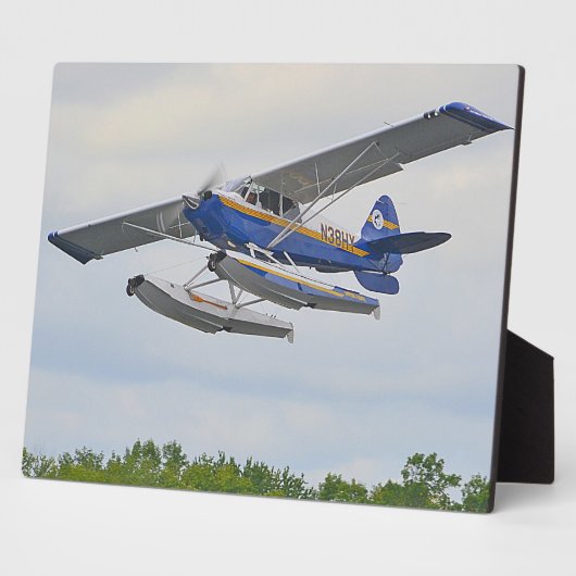 Seaplane Plaque Fotoplatte (Seite)
