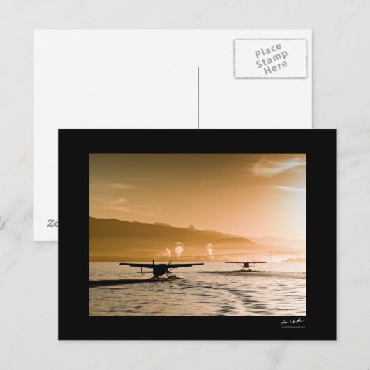 Seaplane - Vancouver Postkarte (Vorne/Hinten)