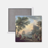 Seaport, 1763 magnet (Vorderseite/Rückseite)