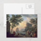 Seaport, 1763 postkarte (Vorne/Hinten)