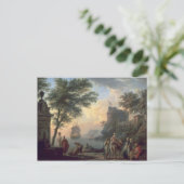 Seaport, 1763 postkarte (Stehend Vorderseite)