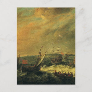 Seaport von Adam Willaerts Postkarte