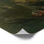 Seaport with sunset poster (Ecke)