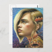 Seapunk Postkarte (Vorne/Hinten)