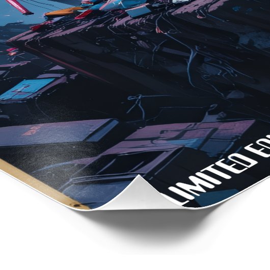 "Search Squad Ω" Poster (Ecke)