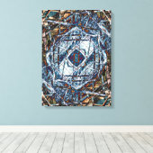 Searchlight Satellite Leinwanddruck (Insitu (Holzboden))