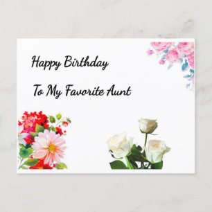 Searcy Floral Design Alles Gute zum Geburtstag Tan Postkarte