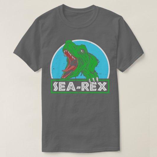 SeaRex Mosasaurus Dinosaur T-Shirt (Design vorne)