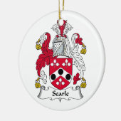 Searle Familienwappen Keramikornament (Links)