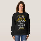 Sears Blut fließt durch meine Adern Sweatshirt (Vorne ganz)