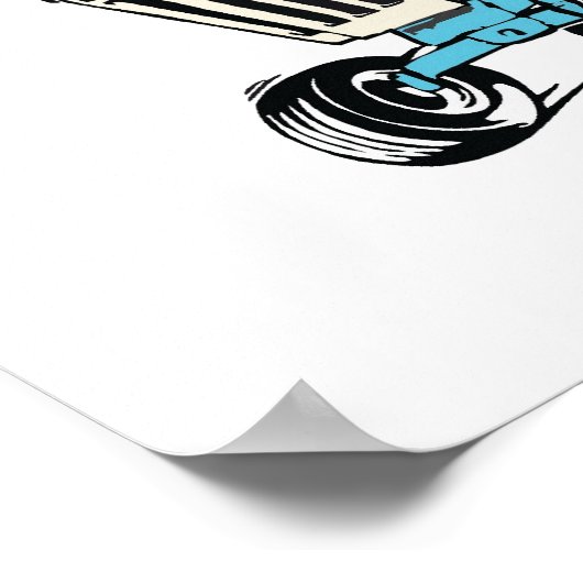 Sears Suburban Backyard Traktor Club Poster (Ecke)