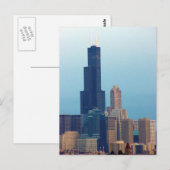 Sears Tower 3 Postkarte (Vorne/Hinten)