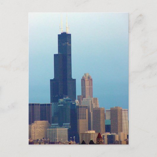 Sears Tower 3 Postkarte (Vorderseite)