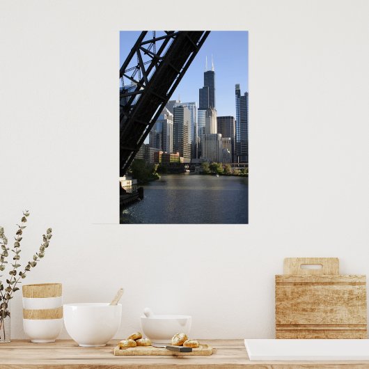Sears Tower Drawbridge Poster (Küche)