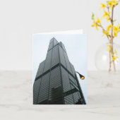Sears Tower Notecard Karte (Gelbe Blume)