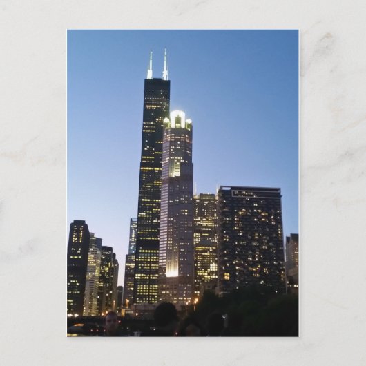 Sears Tower on Chicago Architecture River Cruise Postkarte (Vorderseite)