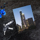 Sears Tower on Chicago Architecture River Cruise Postkarte