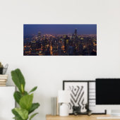 Sears Tower Panoramic Poster (Heimbüro)