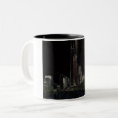 Sears- Towerneon-Tasse Zweifarbige Tasse (Vorderseite Links)