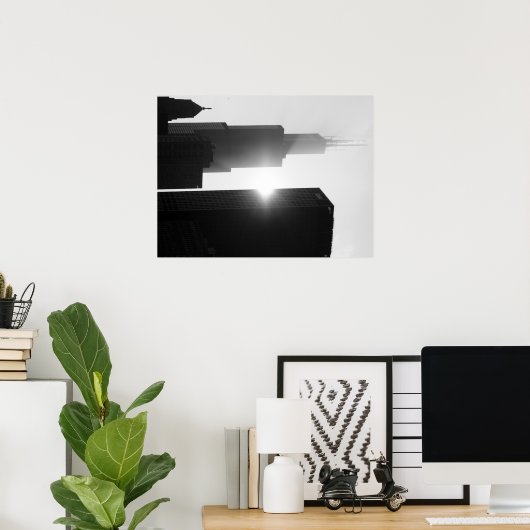 Sears/Willis Tower, Chicago Poster (Heimbüro)