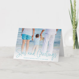 Seas and Greetings Aqua Vacation Foto Weihnachten