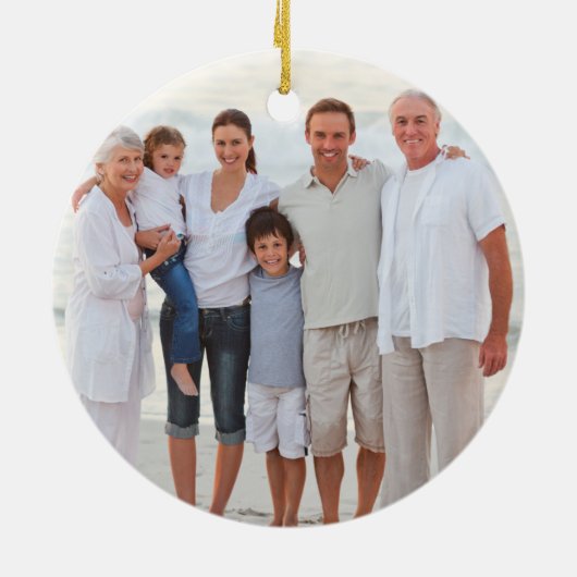 Seas and Greetings Foto Keramik Keramik Ornament (Hinten)