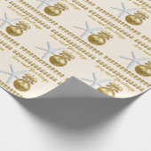 Seas and Greetings Tropical Christmas Geschenk Wra Geschenkpapier (Ecke)