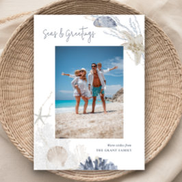 Seas & Greetings Coastal Holiday Foto Card Feiertagskarte