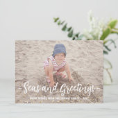 Seas & Greetings Foto Weihnachten Schöner Glitzer (Stehend Vorderseite)