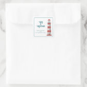 Seas & Greetings Lighthouse Sticker (Tasche)