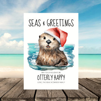 Seas & Greetings Otter Weihnachten an der Küste