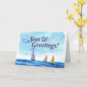Seas & Greetings Segelurlaub Karte (Gelbe Blume)