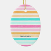 Seas & Greetings Starfish Retro Küste Weihnachten Keramik Ornament (Hinten)