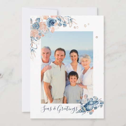 Seas & Greetings Weihnachten Schönes Foto (Vorderseite)