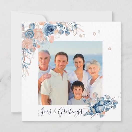 Seas & Greetings Weihnachten Schönes Foto (Vorderseite)